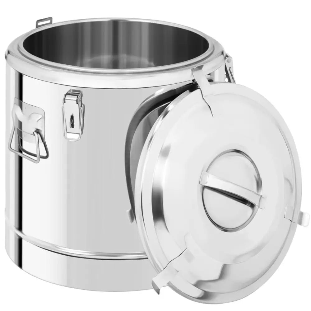 Matserveringstank med Tappekran for Transport av Drikkevarer Stål 35l