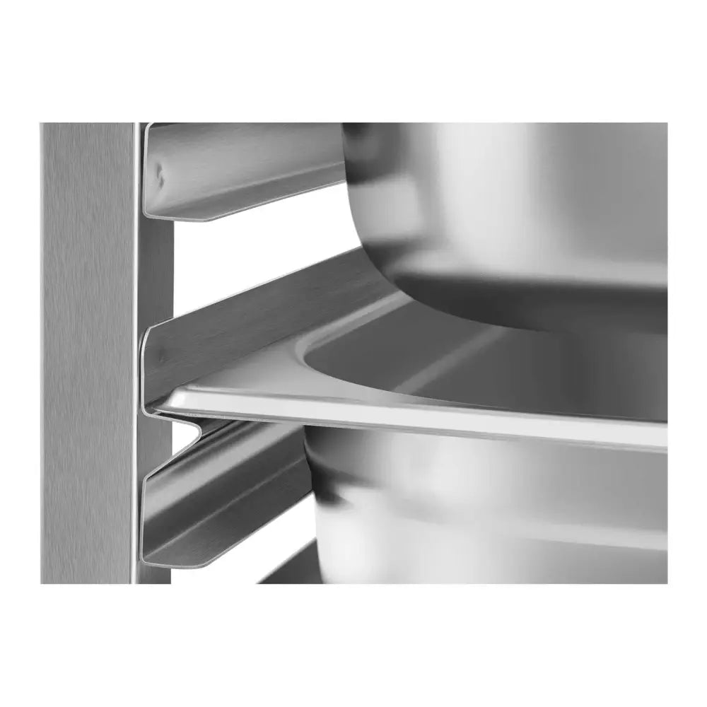 Mattransportvogn for 7x Gn1/1 Beholdere 50 Kg Lastekapasitet.