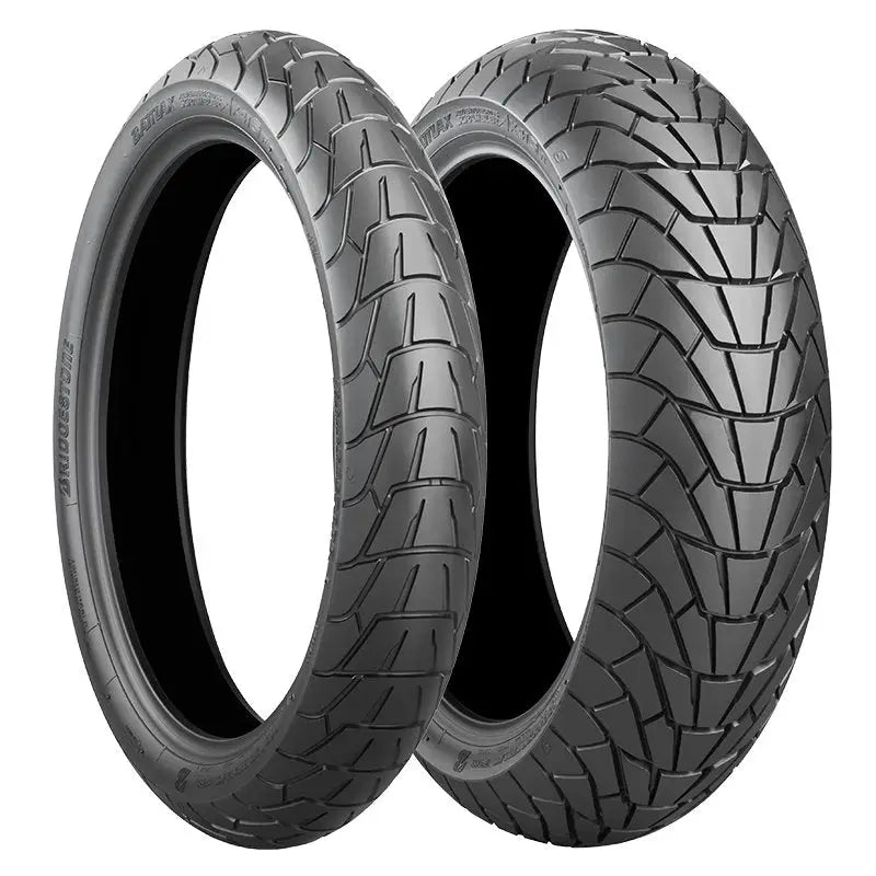 Mc Dekk Bridgestone Battlax Adventurecross Ax41 Scrambler 130/80-18 Tl 66 p M/c Front