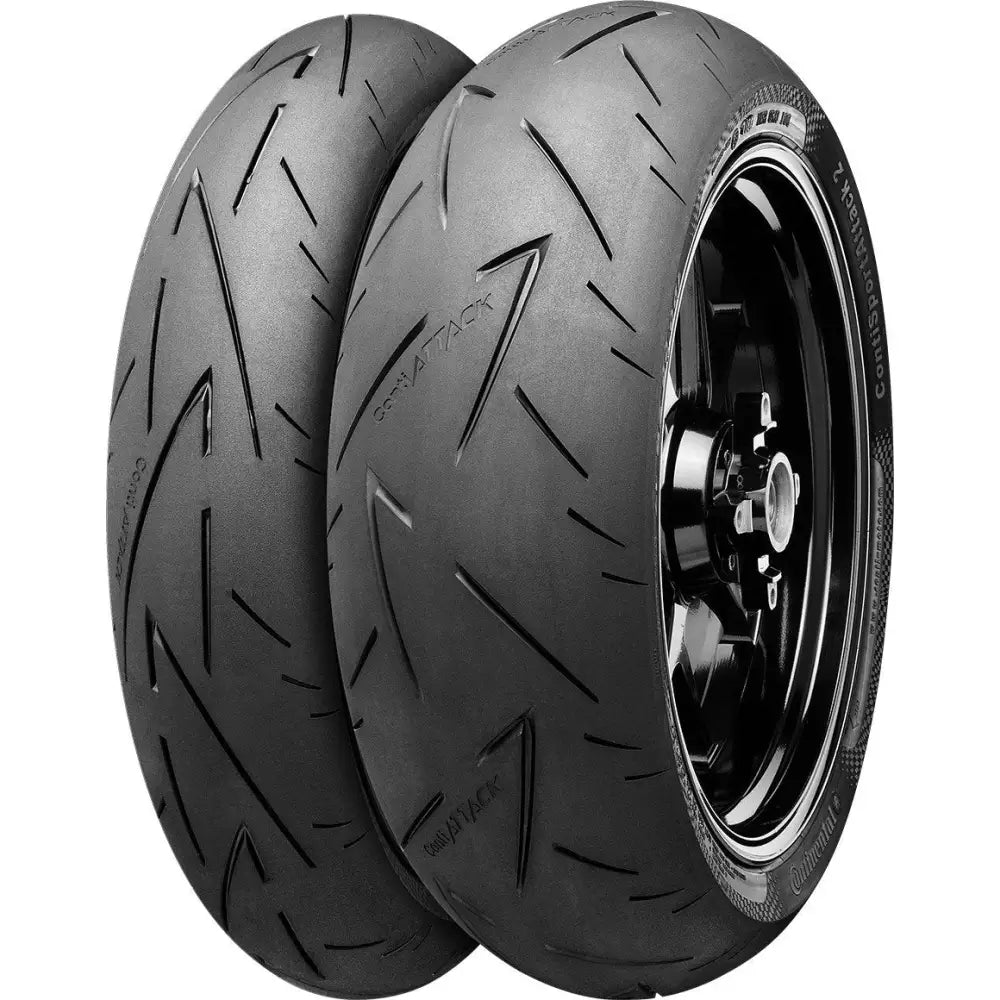 Mc Dekk Continental Contisportattack 2 120/70 Zr17 Tl 58 w M/c Front