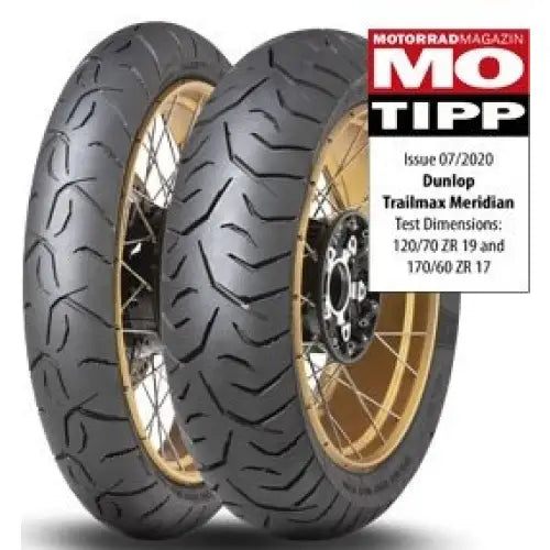 Mc Dekk Dunlop Trailmax Meridian 110/80 R19 Tl 59 v M/c Front
