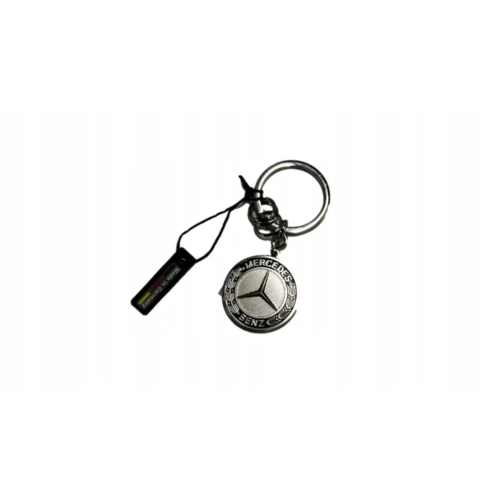 Mercedes Nøkkelring med Stuttgart-logo i Rustfritt Stål