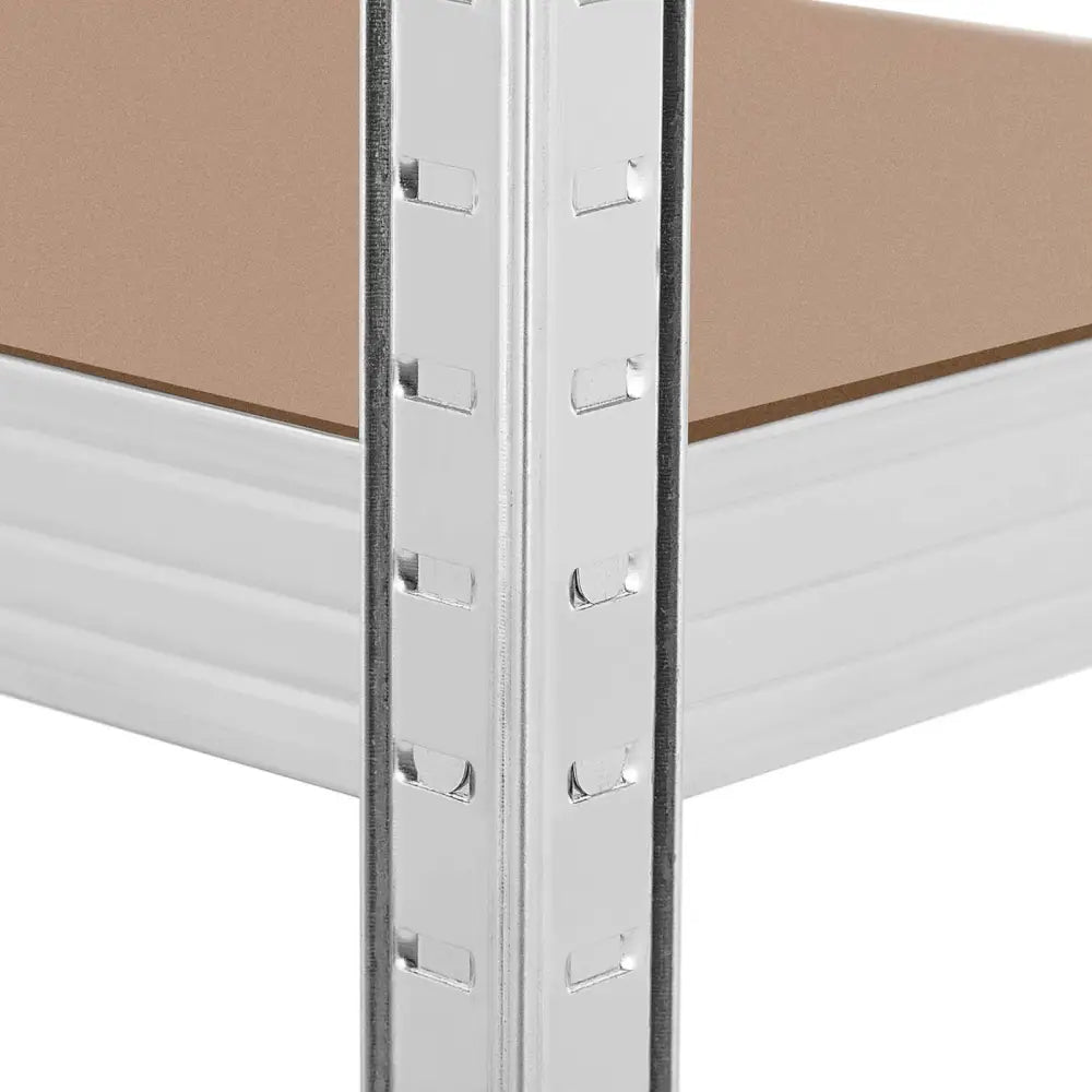 Metalhylle Lagerstativ 4 Hyller 600 Kg 160 x 40 x 180 Cm Grå