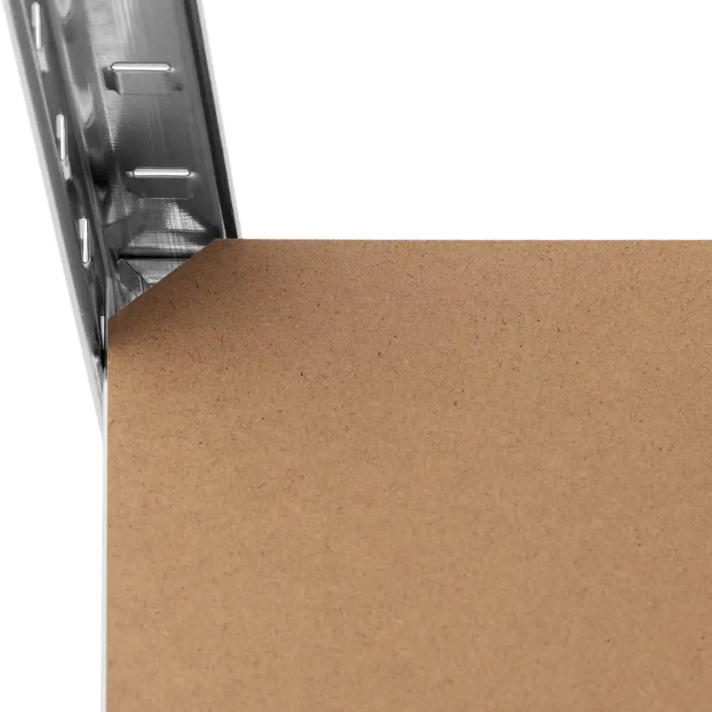 Metalhylle Lagerstativ 4 Hyller 600 Kg 160 x 40 x 180 Cm Grå