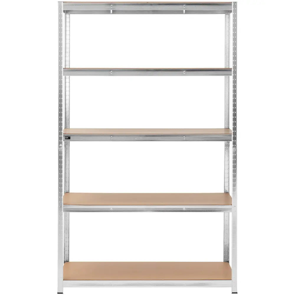 Metall Lagerhyllen 5 Hyller 750 Kg 120 x 60 x 197 Cm Grå