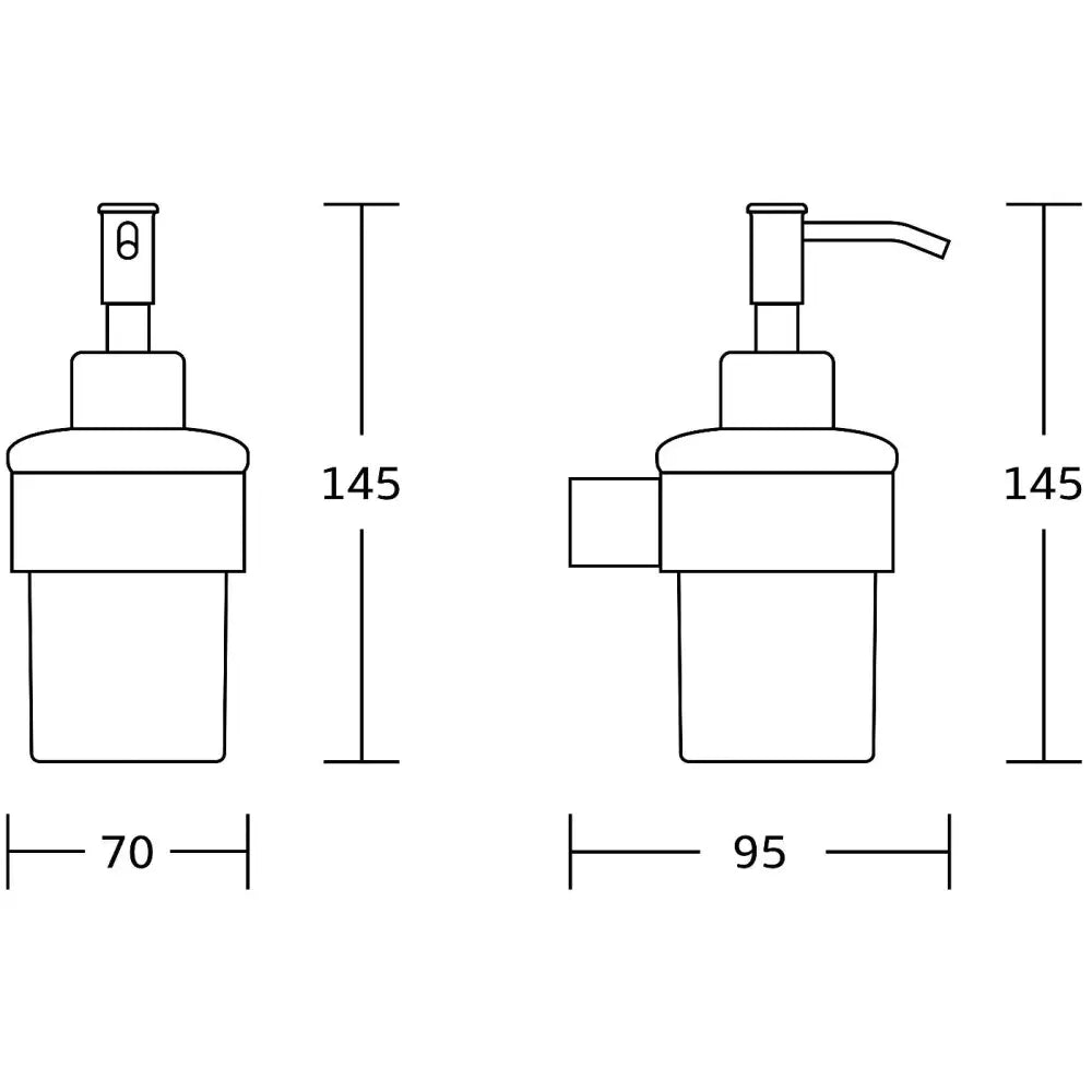Mexen Adox Såpedispenser Svart - 70182388