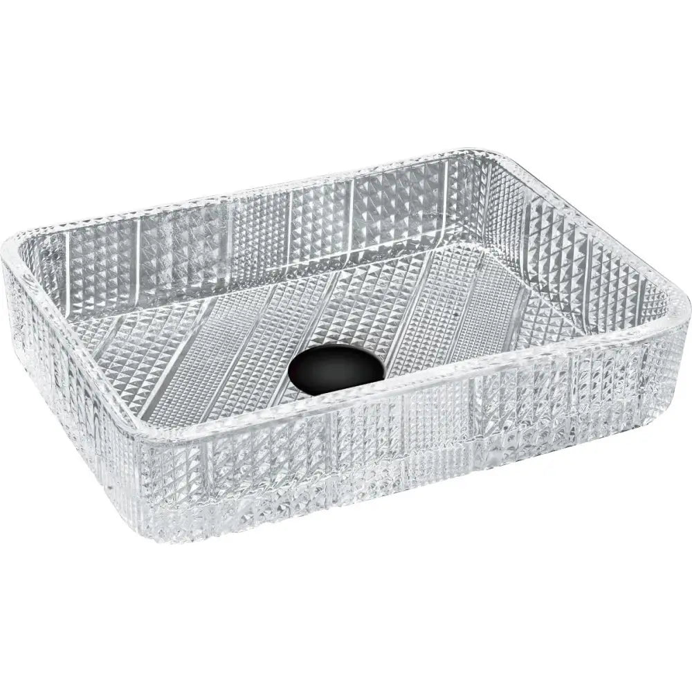 Mexen Akra Glasservant for Benkeplate 46x33 Cm Gjennomsiktig