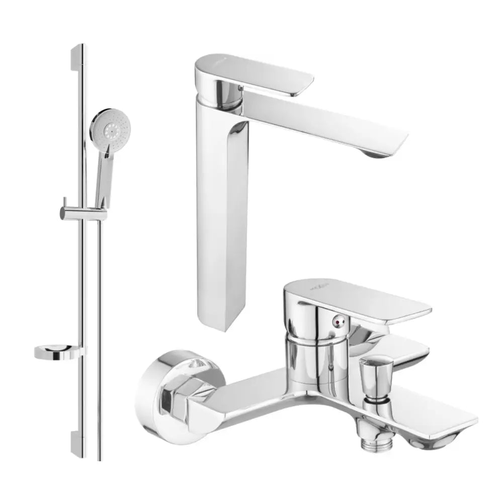 Mexen Alexa Ds40 Badekarsett Krom - 71213ds40