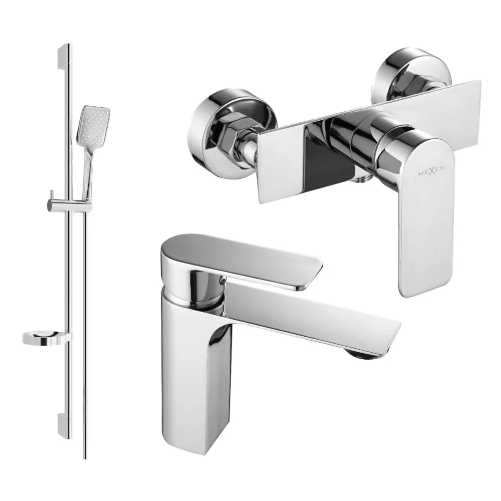 Mexen Alexa Ds62 Dusjsett Krom - 71204ds62