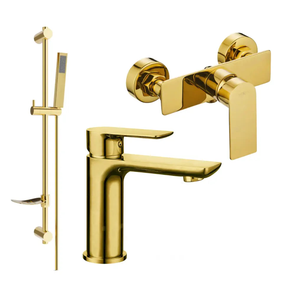 Mexen Alfa Df02 Dusjsett Gull - 745704df02