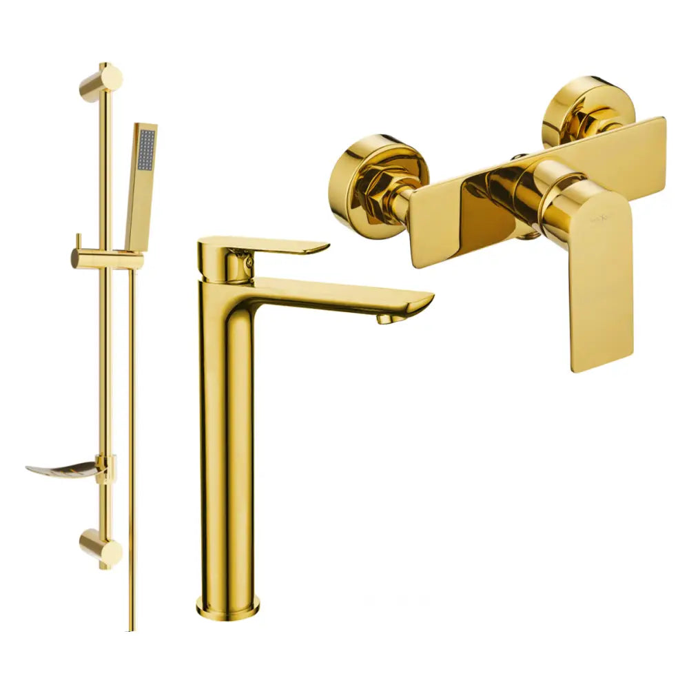 Mexen Alfa Df02 Dusjsett Gull - 745714df02