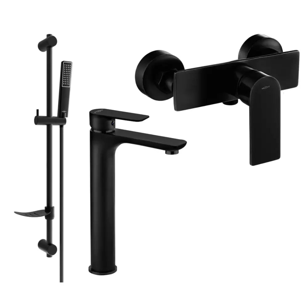 Mexen Alfa Df72 Dusjsett Svart - 745714df72