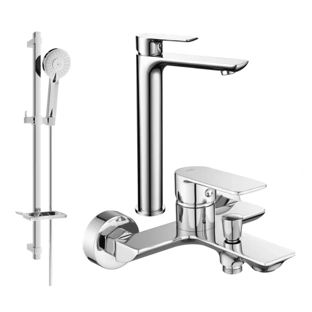 Mexen Alfa Dq40 Badekarsett Krom - 745713dq40