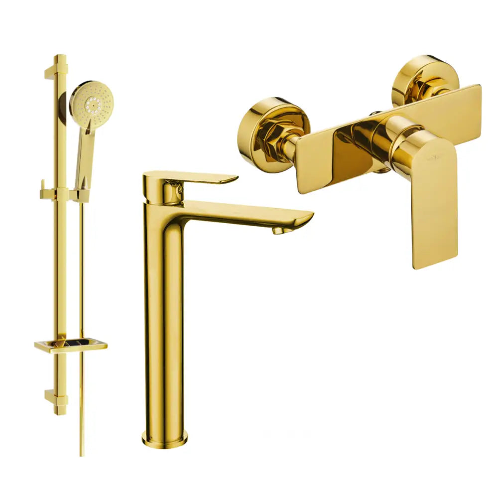 Mexen Alfa Dq40 Dusjsett Gull - 745714dq40-.