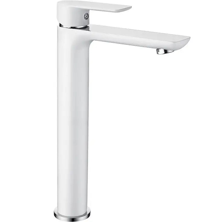 Mexen Alfa Høy Servantbatteri Hvit/krom - 745710-