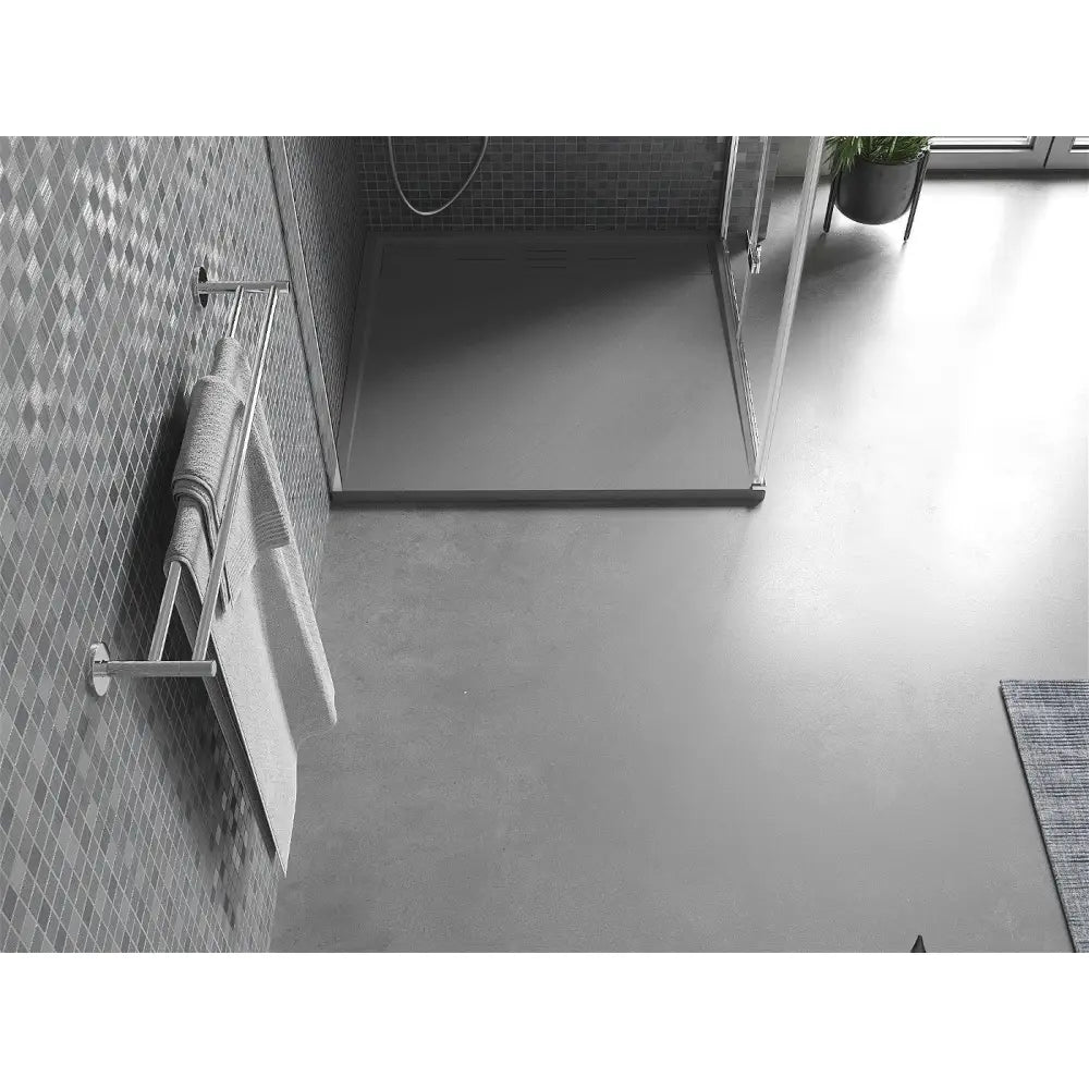 Mexen Amon Kvadratisk Smc Dusjbrett 80x80 Cm Grå - 4f