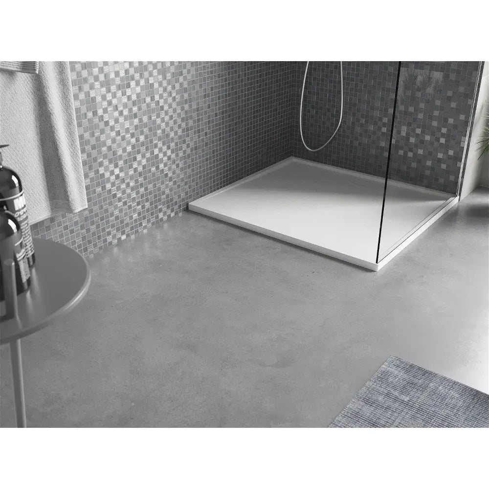 Mexen Amon Rektangulært Dusjbrett Smc 100x90 Cm Hvit - 4f
