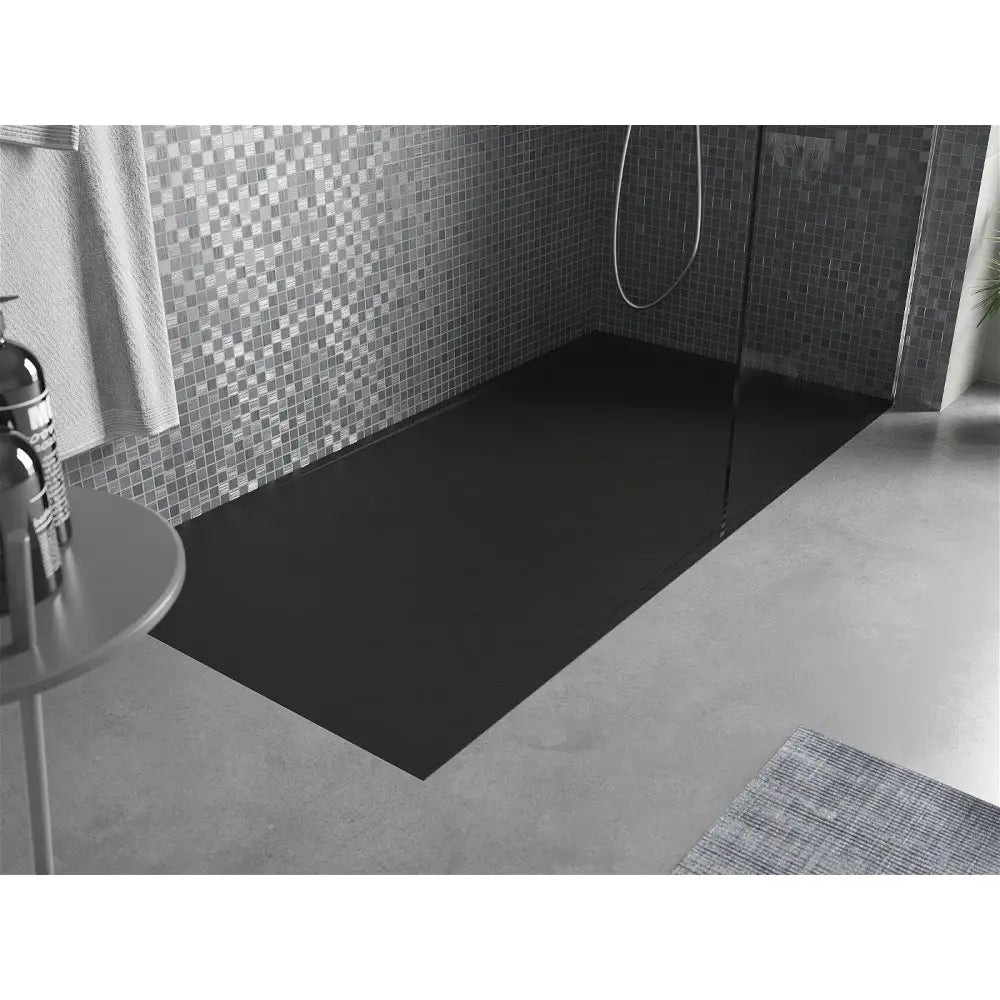 Mexen Amon Rektangulært Smc-dusjbrett 140x90 Cm Svart - 4f