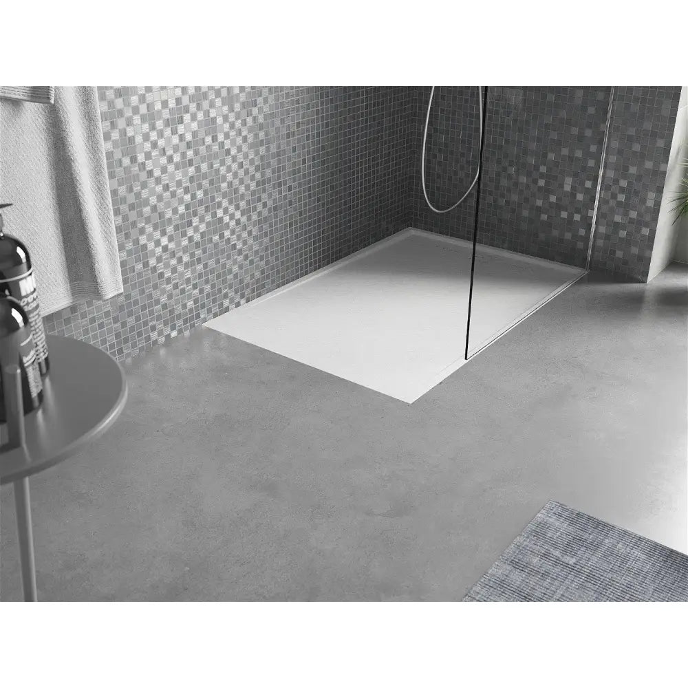 Mexen Amon Rektangulært Smc-dusjbrett 90x70 Cm Hvitt - 4f