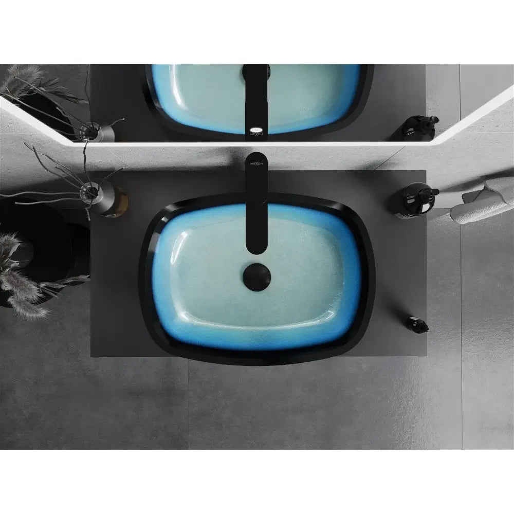 Mexen Araks Glasservant for Benkeplate 54x39 Cm Blå