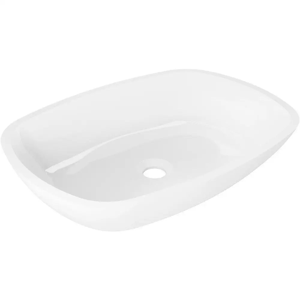 Mexen Araks Glasservant for Benkeplate 54x39 Cm Hvit