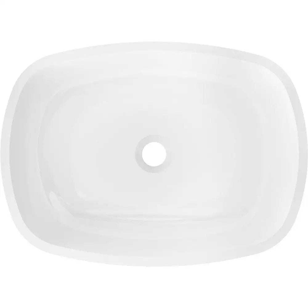 Mexen Araks Glasservant for Benkeplate 54x39 Cm Hvit