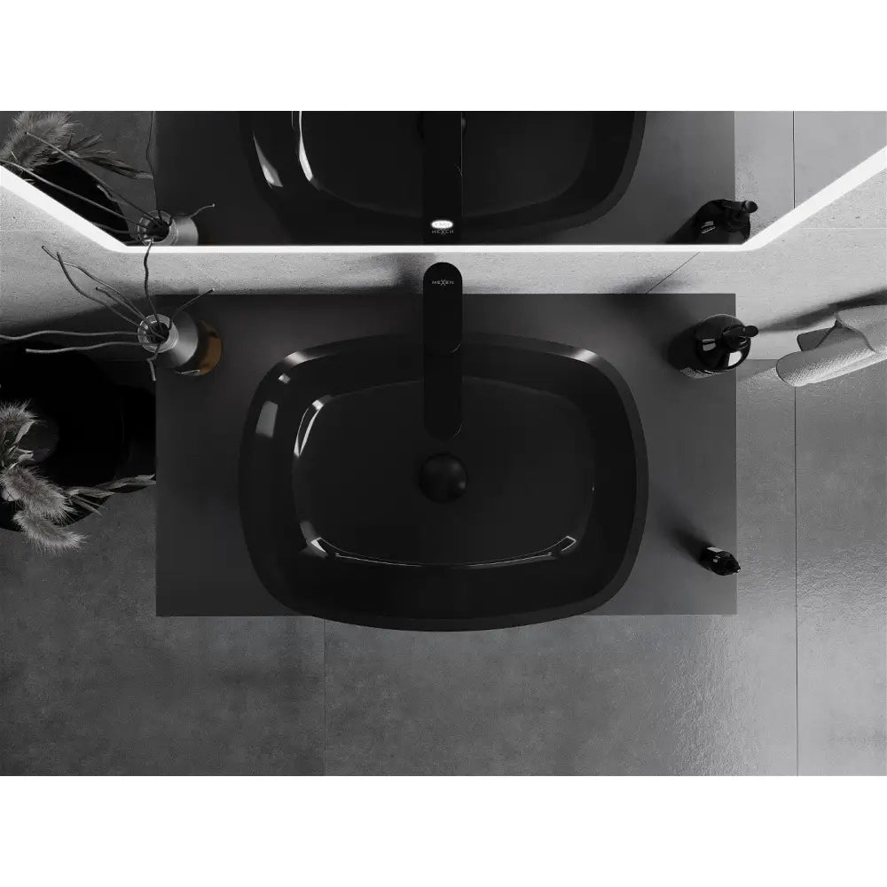 Mexen Araks Glasservant for Benkeplate 54x39 Cm Svart