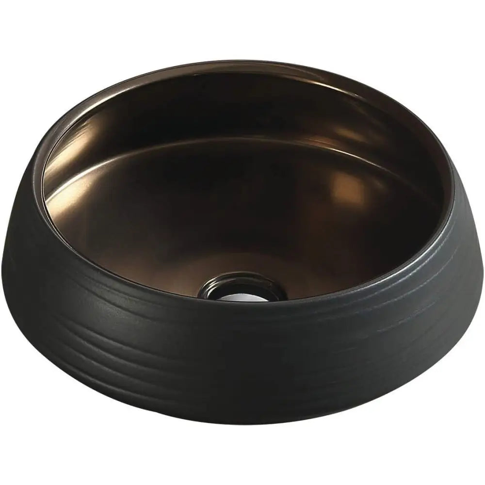 Mexen Ariana Servant på Benkeplate 43x43 Cm Sort/gull