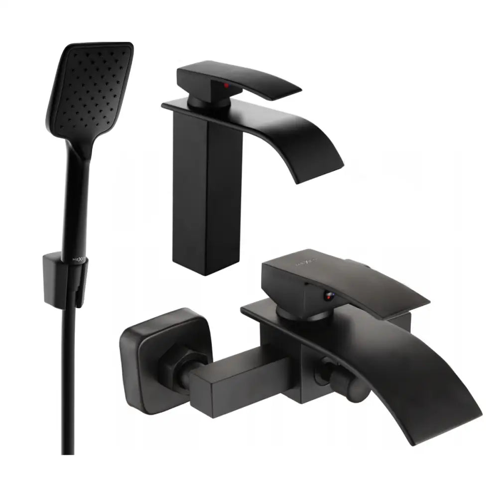 Mexen Aries R62 Badekarsett Svart - 744803r62-