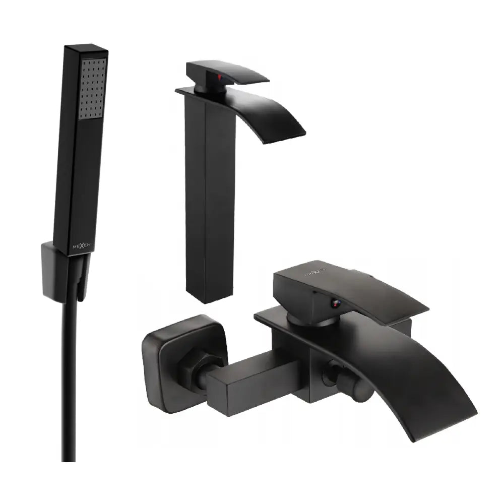 Mexen Aries R77 Badekarpakke Svart - 744813r77