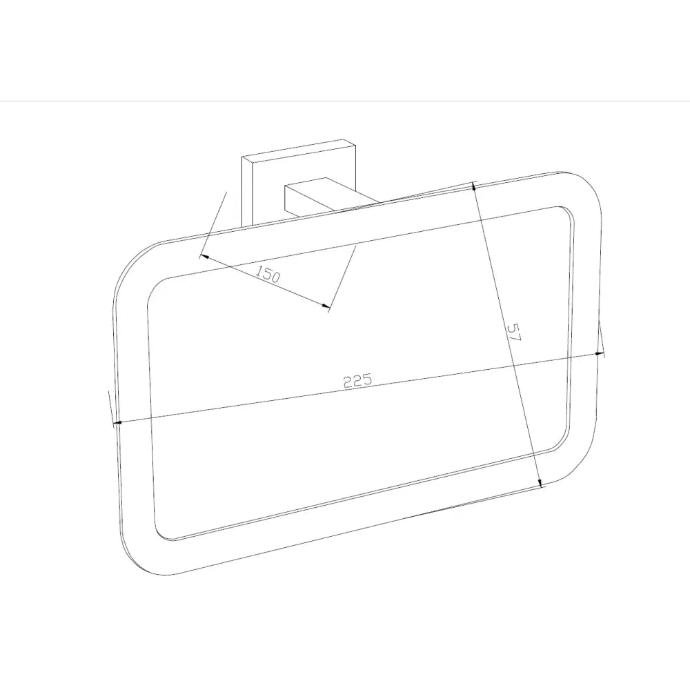 Mexen Arno Håndklehenger Roségull - 7020732