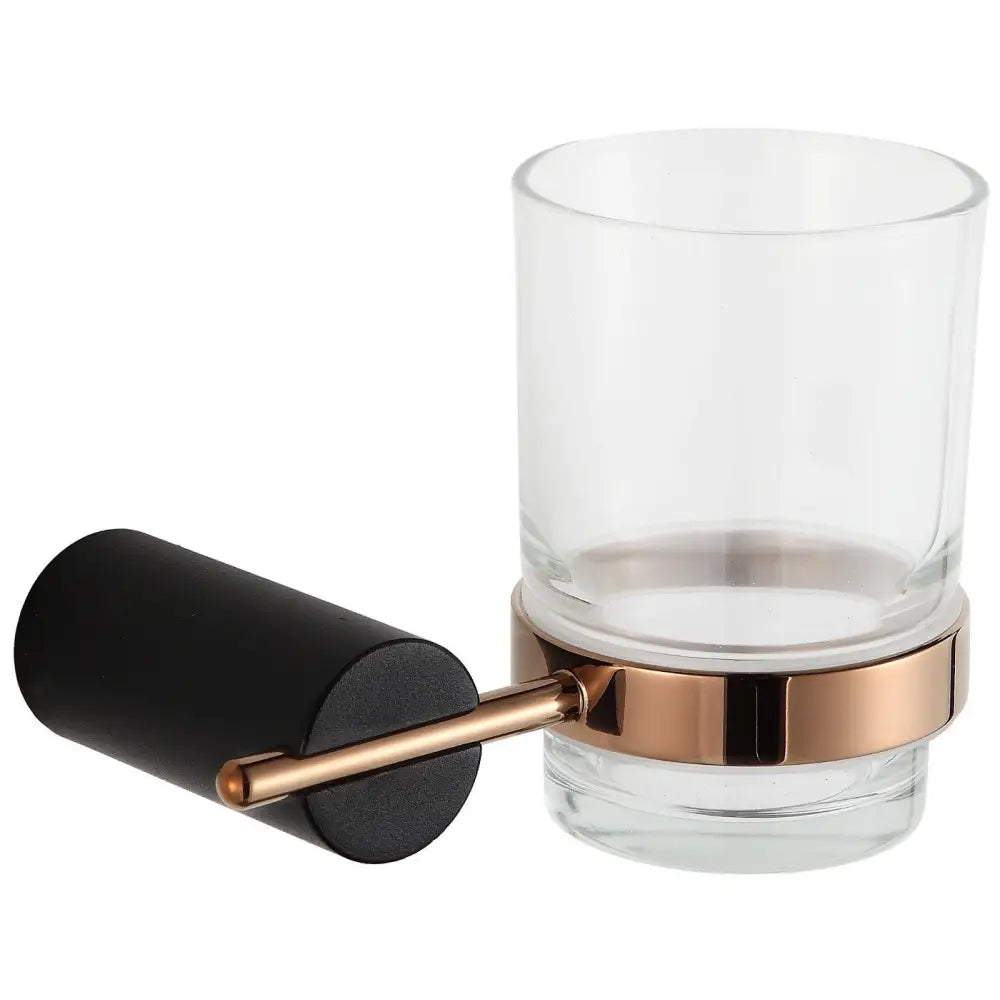 Mexen Aron Tannbørstekopp Svart/roségull - 7088138