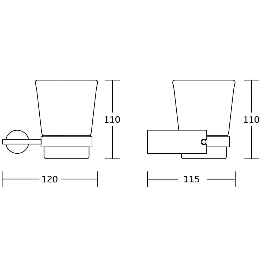 Mexen Aron Tannbørstekrus Svart/krom - 7088138