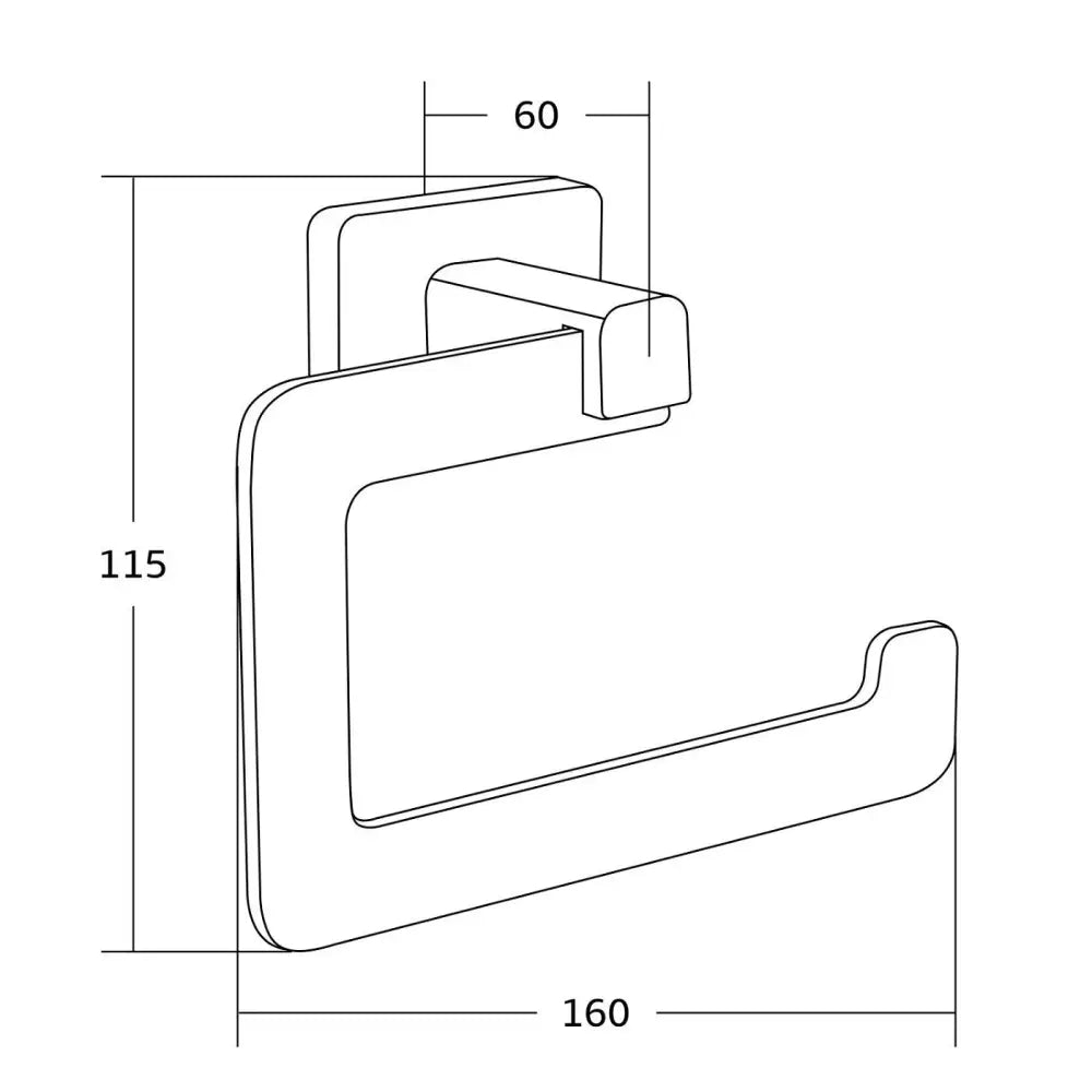 Mexen Asis Toalettpapirholder Krom - 7017633