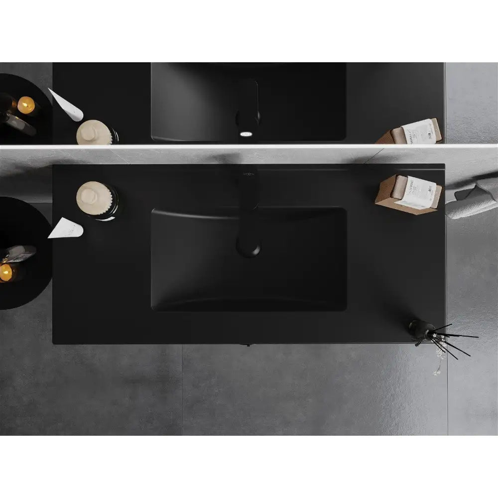 Mexen Atena Innfelt Servant 101x46 Cm Matt Svart