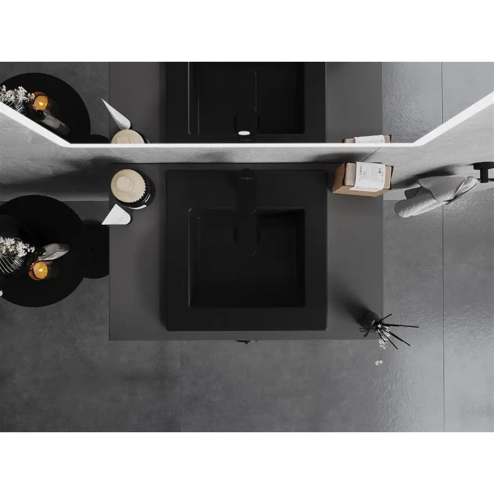 Mexen Atena Innfelt Servant 41x41 Cm Matt Svart