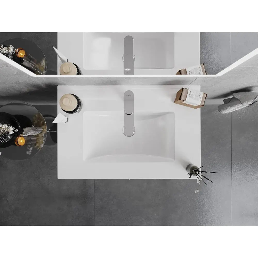 Mexen Atena Servant til Innfelling i Benkeplate 71x46 Cm Hvit