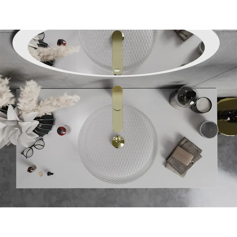 Mexen Aura Glasservant for Benkeplate 39x39 Cm Matt Glass