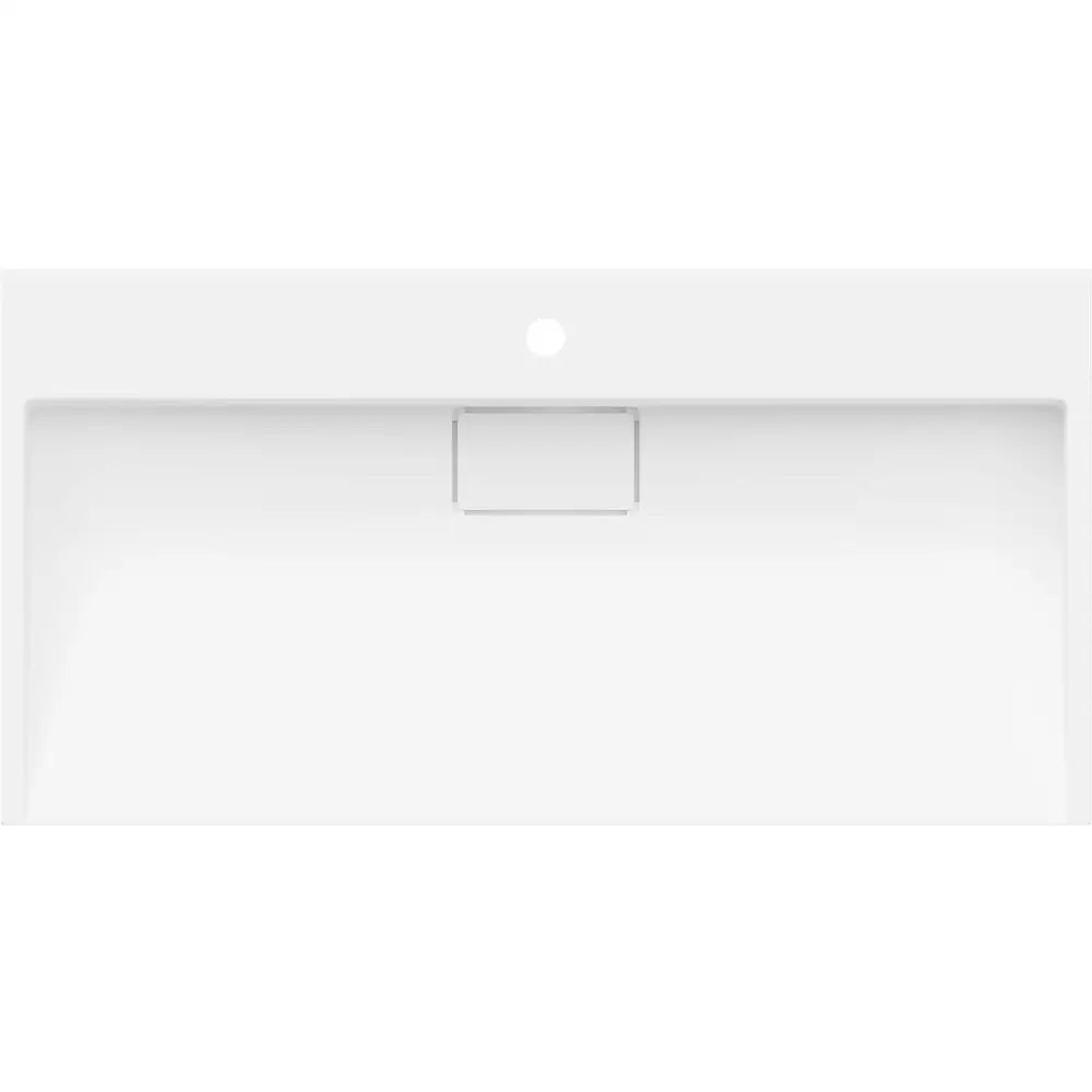 Mexen Ava Benkeplatevask i Kompositt 1/o 90x46 Cm Hvit