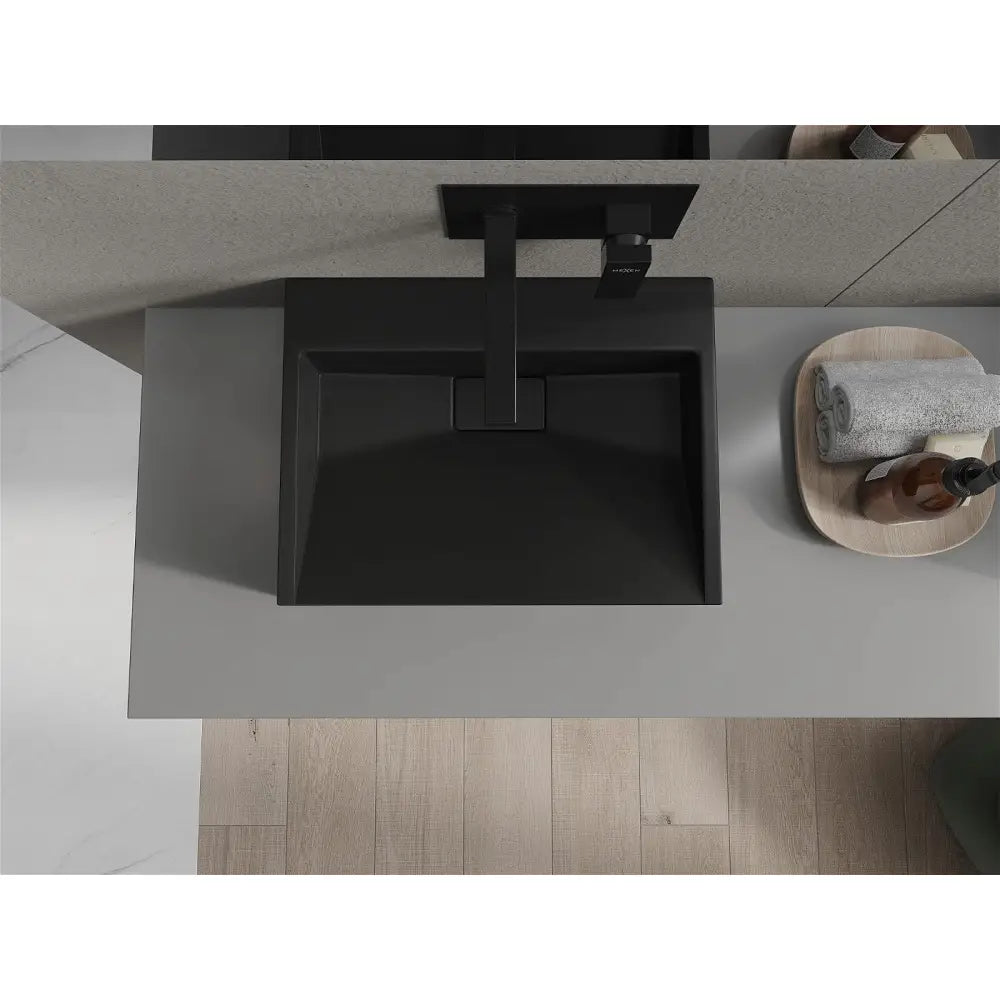 Mexen Ava Benkeplatevask i Kompositt B/o 50x38 Cm Svart