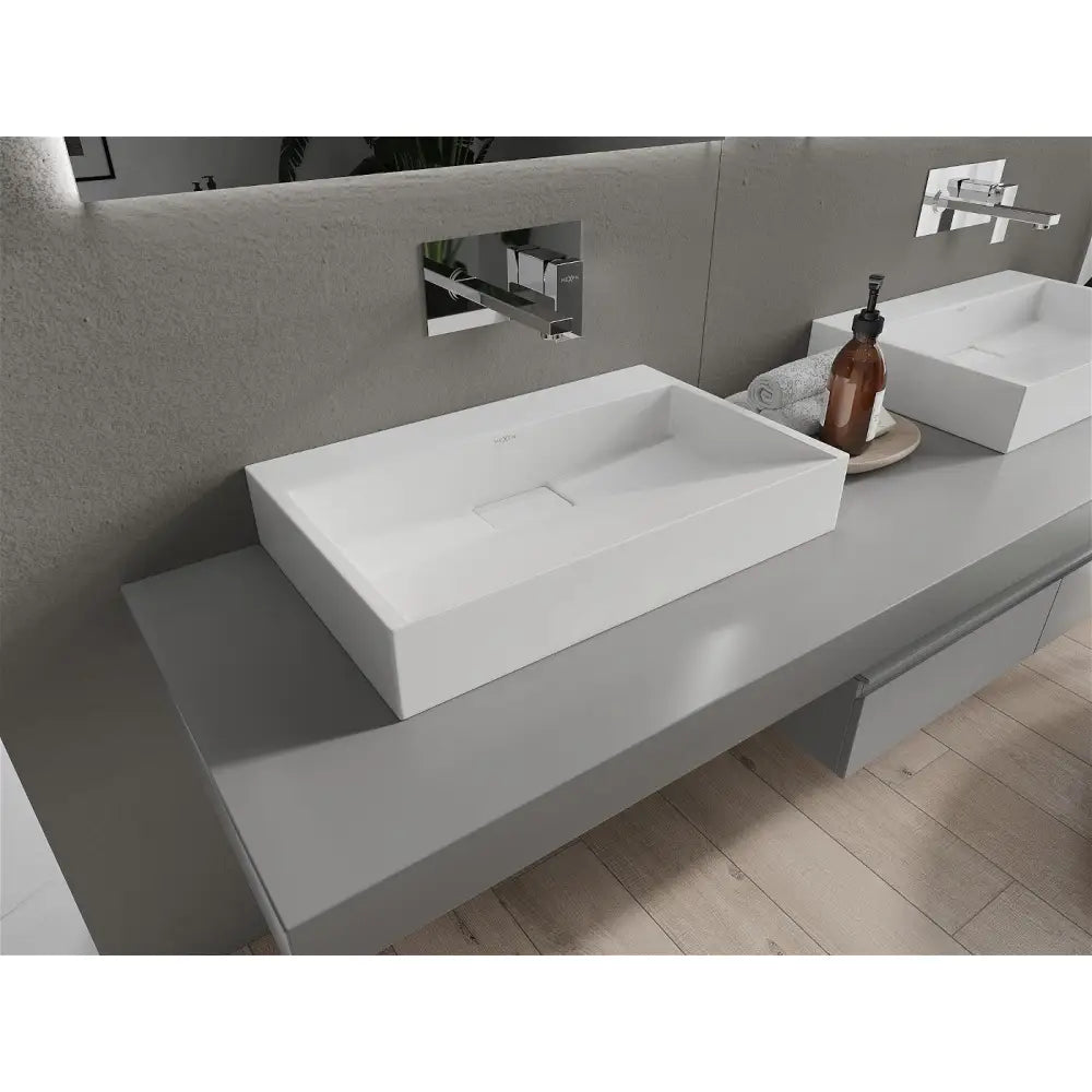 Mexen Ava Benkeplatevask i Kompositt B/o 60x38 Cm Hvit