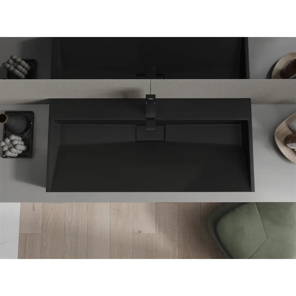 Mexen Ava Servant for Benkeplate av Kompositt 1/o 100x46 Cm Svart