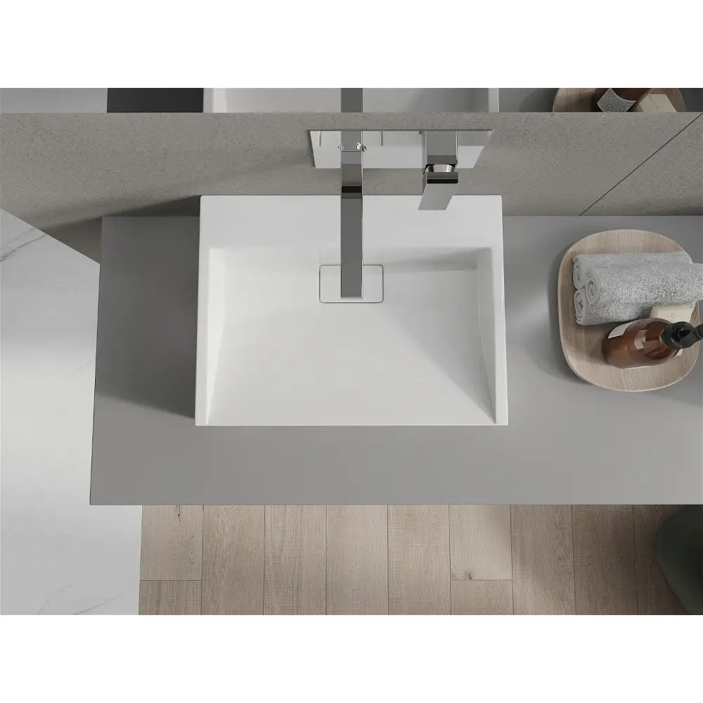 Mexen Ava Servant for Benkeplate av Kompositt B/o 50x38 Cm Hvit