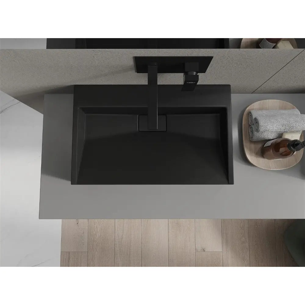 Mexen Ava Servant for Benkeplate av Kompositt B/o 60x38 Cm Svart
