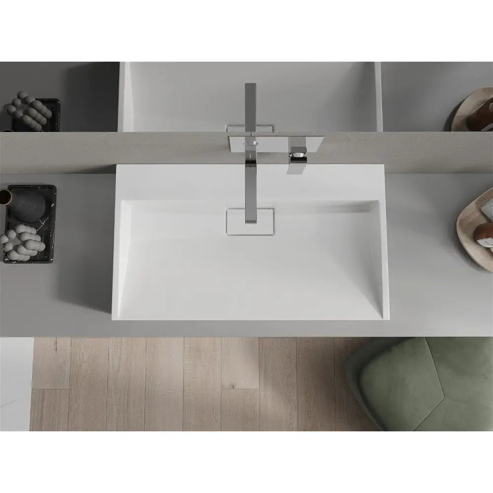 Mexen Ava Servant for Benkeplate i Kompositt B/o 80x46 Cm Hvit