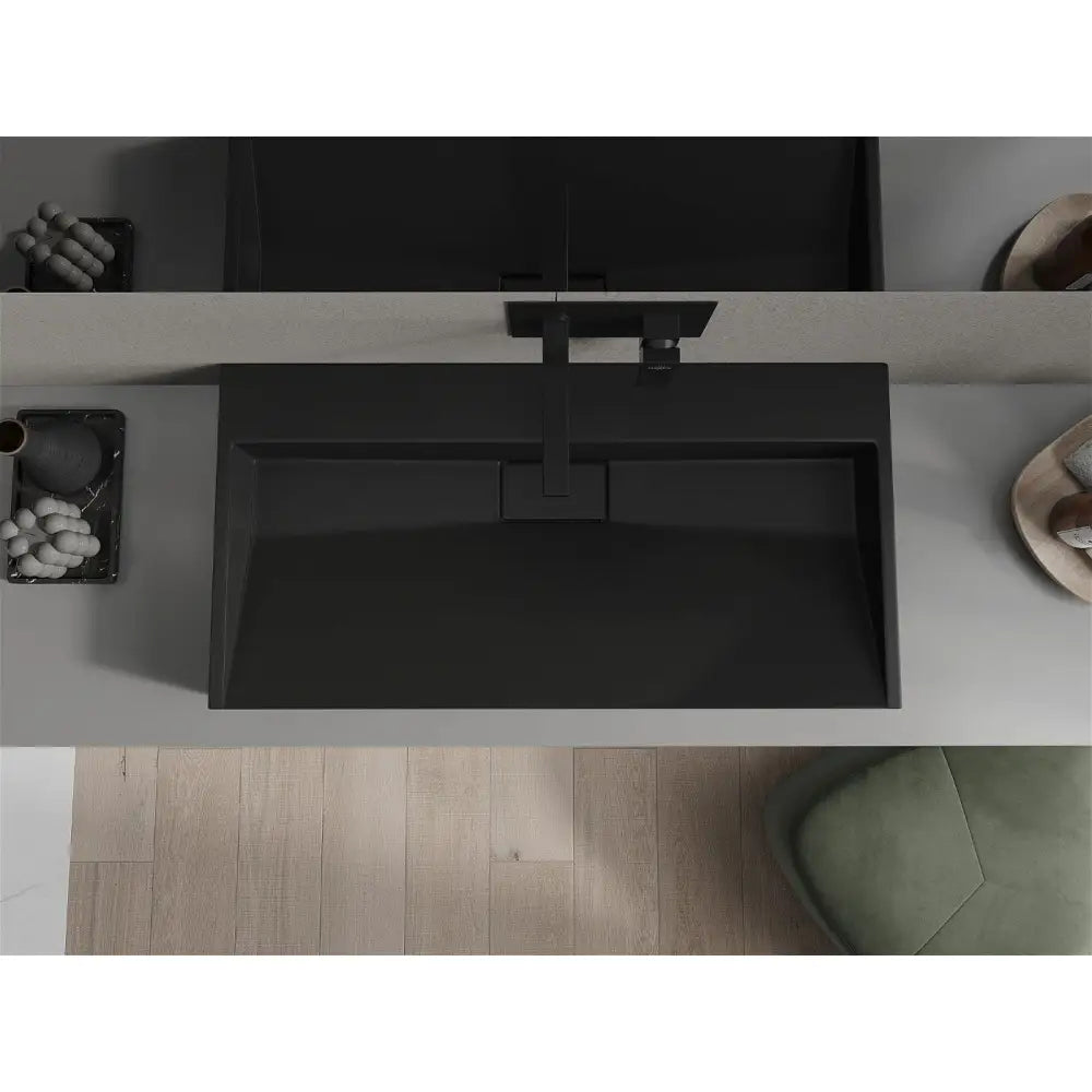 Mexen Ava Servant for Montering på Benkeplate av Kompositt B/o 90x46 Cm Svart