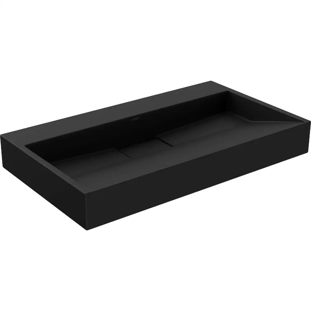 Mexen Ava Servant for Montering på Benkeplate i Kompositt B/o 80x46 Cm Svart