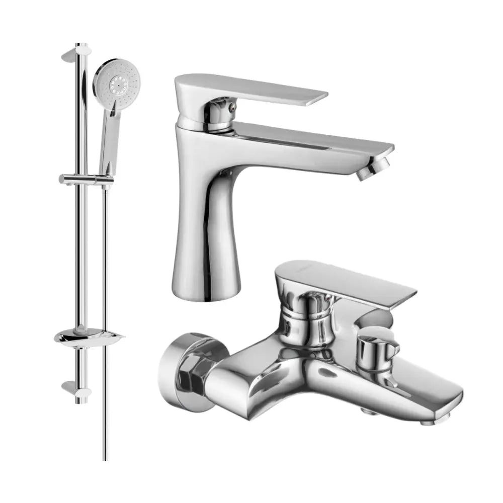 Mexen Axel Db40 Badekarsett Krom - 73803db40-