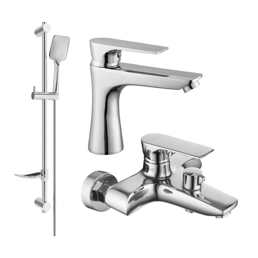 Mexen Axel Df62 Badekarpakke Krom - 73803df62-