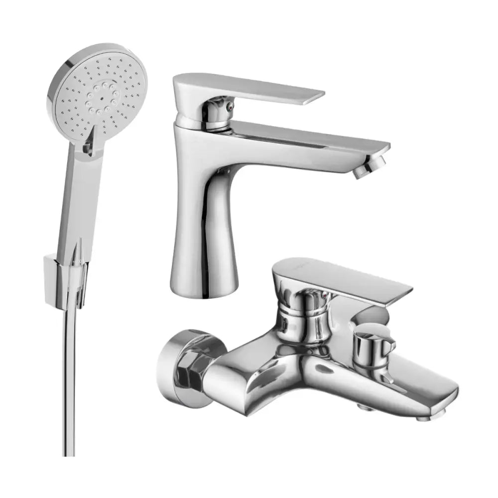 Mexen Axel R40 Badekarpakke Krom - 73803r40-